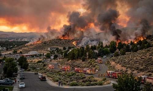 US Wild fire: अमेरिका के Reno में वनाग्नि का कहर, 90 हजार लोगों को सुरक्षित निकलने की अपील